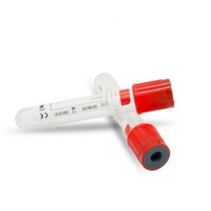 China Capillary Tubos Vacutainer Blood Collection Accessories Red Plain Vacuum Tube supplier