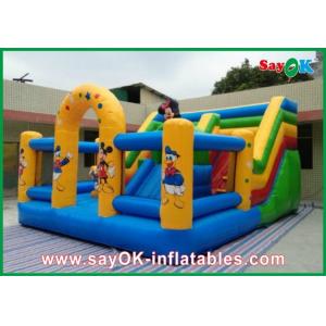 China Commercial Grade Bounce Houses Mickey Mouse Castle Bounce House Inflatable For Family Entertainment supplier