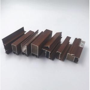 0.15mm T5 Temper Wood Finish Aluminium Profiles For Bolivia Series L20 L25 L32 L5000