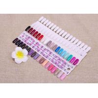 China White 36 Colors Nail Art Tips Card Nail Display Board / False Nail Manicure Tools on sale