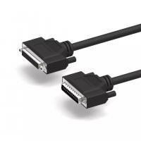 China DB25 Double-Shielded Communication Cables D-SUB 25 Pin To Pin RS232 Serial Cable on sale