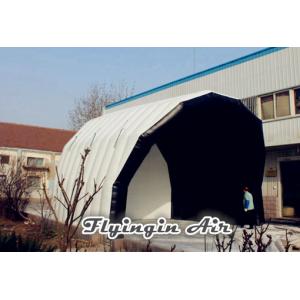 China 6m Pvc White Inflatable Stage Tunnel Tent for Concert, Music and Event supplier