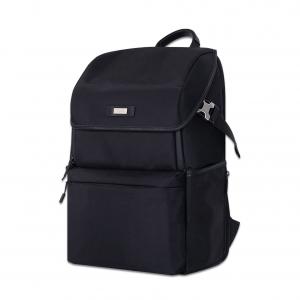 Durable Black Laptop Backpacks Bag , Business Computer Backpack 17 Inch