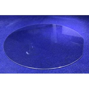 Circular Transparent Sapphire Optical Windows Quartz Customized Sapphire Lens Wafer With Hole