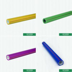 China Colorful Ppr Polypropylene Water Supply Pipe Ppr Plastic Water Pipe Smooth Inner Walls supplier
