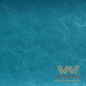 Vintage Blue Faux Leather PU Leather Polyethylene Leather For Labels