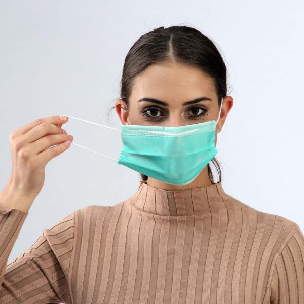 Safe Breathable Disposable Medical Face Mask With Elastic Ear Loop