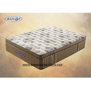 China Double Size Foam Encased Pocket Spring Mattress With Gel Memory Foam Latex supplier