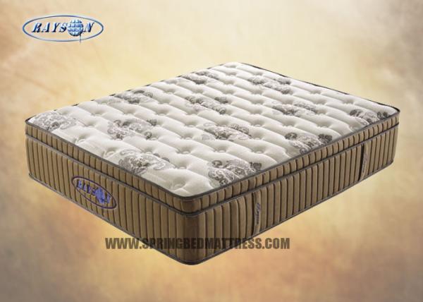 Orthopedic Euro Top Compressed Spring Mattress With Gel Memory Foam