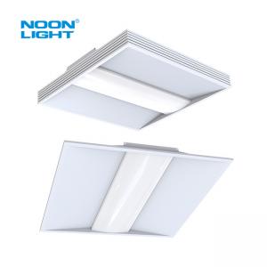 China White Powder Painted Steel LED Troffer Lights CCT Adjustable 120 Degree Beam Angle supplier