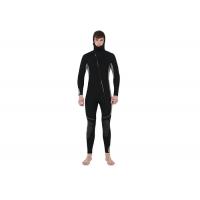 China Triathlon Mens Full Wetsuit With Hood , Silk Print Logo Neoprene Diving Suit  on sale