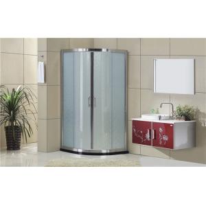 China Silding Quadrant Shower Cubicles with  Bright Silver Aluminum Frame supplier