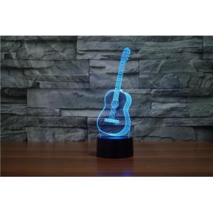 Guitar Rohs 3D Led Illusion Lamp Color Changing Led 3d Illusion Light