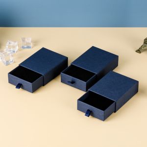 China Custom Logo BRACELETS Packaging Slide Drawer Paper Box with Customized Die Cut Design wholesale