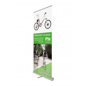 China Portable Retractable Exhibition Banners , Advertising Collapsible Banner Stand supplier