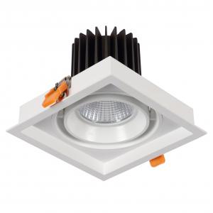 25W 32W LED Recessed Adjustable Transparent Grid Spotlight CRI 89 Ceiling Light