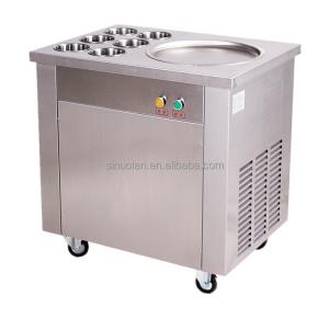 Fry Round Pan Icecream Frozen Ice Cream Machine Fried