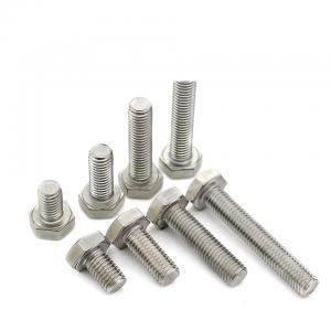 China M50x150 Inconel 718 Material High Temperature Alloy GH 4169 Stainless Steel Fasteners Full Thread Hex Bolt supplier