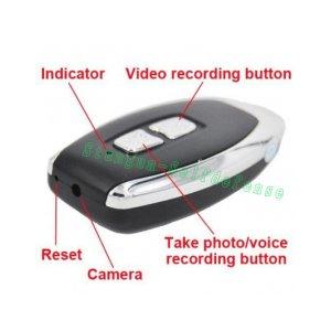 China High Resolution micro car key camera with keychain hidden video recorder wholesale