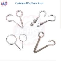 China Salt Spray Test Binding Head Metal Screw Eye Hook Self Tapping Wood Screws for Customized Hanging on sale