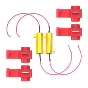 12V 6 Ohm 50w Led Load Resistors ROHS Certificated For Fix LED Bulb