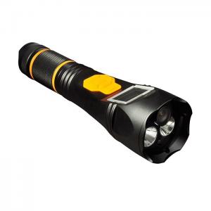 China Camera / DVR Police Security LED Flashlight Rechargeable Battery Aluminum Alloy Body supplier