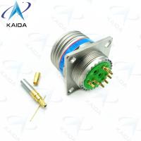 China Threaded Gold Contact Crimp Connector MIL-DTL-38999 Series 3 Receptacle 7A Current Rating.D38999/20FE11BN-H on sale