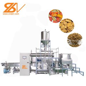 China Líneas de transformación usadas máquina seca del alimento para animales del alimento para animales del extrusor supplier