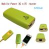 China 2014 New portable mini 3G WI-FI router power bank with 5200mah wholesale