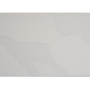 Stain Resist White Artificial Quartz Slabs Countertop Polishing Quartz Stone