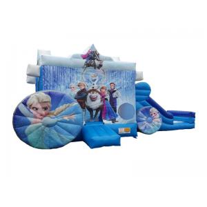 China Children Commercial Bouncy Castles hinchables castillos Inflatable Princess Frozen Carriage Bounce N Slide supplier