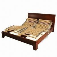 Electric Adjustable Bed with Solid Wood Frame, Measures 180 x 200cm