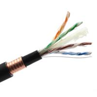 China PE Double Jacket UTP FTP Waterproof Outdoor Cat5e Cat6 Cable With Armored on sale