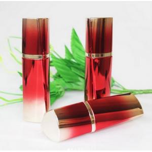 China Red Triangle Bottle 50ml Firm Lotion Luxury Acrylic Bottle For Health Care Products supplier