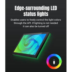 10.1Inch RK3399 Wall Mounted Smart Home Control Tablet Surrounding LED Light for Ultimate Comfort