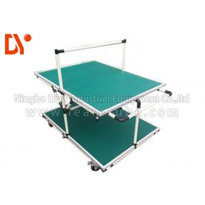 China Lean Pipe Tote Cart Turnover Trolley Glossy Surface Corrosion Resistance supplier