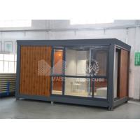 China Customized Color Prefabricated Garden House , Mini Backyard Prefab Wood Cabins on sale