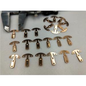 High Precision Punch Press Dies , Progressive Die Components Copper / Brass Alloy Terminal Pin Parts