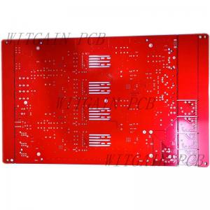 China Red Solder Mask FR4 Circuit Board 1 OZ Copper Thickness OSP Treatment supplier