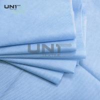 China Eco Friendly Blue Polypropylene PP Spunbond Non Woven Fabric For Surgical Gown on sale
