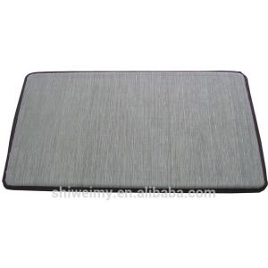 Plain gray pvc top with NBR foam kitchen stand mat