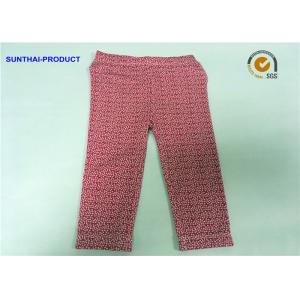 China Floral Print Cute Baby Girl Leggings In Cotton Spandex Sample Available wholesale