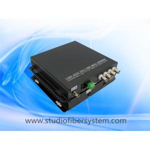 China 4ch analog video 1CH RS485 1 ethernet to fiber converter for CCTV surveillance system supplier