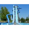 Fiberglass Aqua Loops Water Park Playground / High Speed Water Slide Pipe