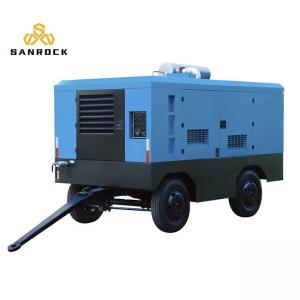 China Four Wheels  Diesel Screw Air Compressor  Energy Saving 10-25 Bar Working Pressure supplier