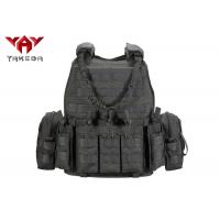 China Molle Tactical Protection Military Bullet Proof Vest Combat Training Vest With Plate Carrier on sale