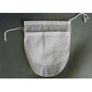White 120 150 Mesh Monofilament Nylon Mesh Filter Bags For Milk