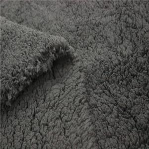 China Soft Outdoor Apparel Fabric Textile Garment Sherpa Lining Fabric wholesale