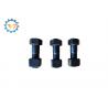 Heavy Duty Excavator SpareParts Black Bolts And Nuts Grade 12.9