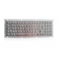 China 79 Keys Mini Stainless Steel Metal Kiosk Keyboard With Numeric Keypad on sale